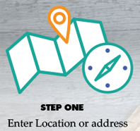 Step 1 Enter your location address. 
